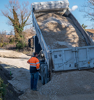 Vente gravier et granulat